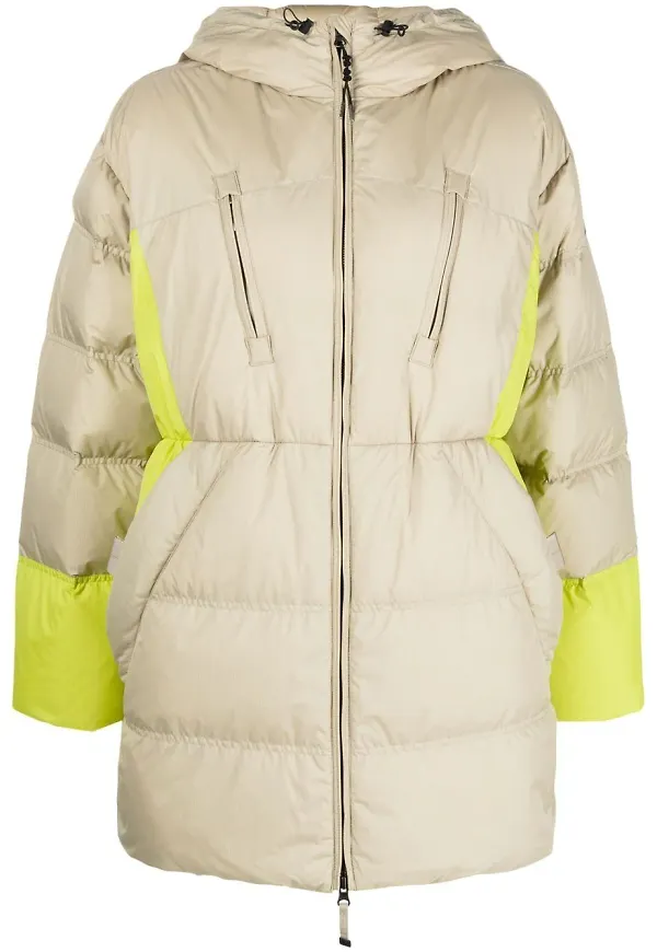 Parajumpers puffjacka med färgblock - Neutral