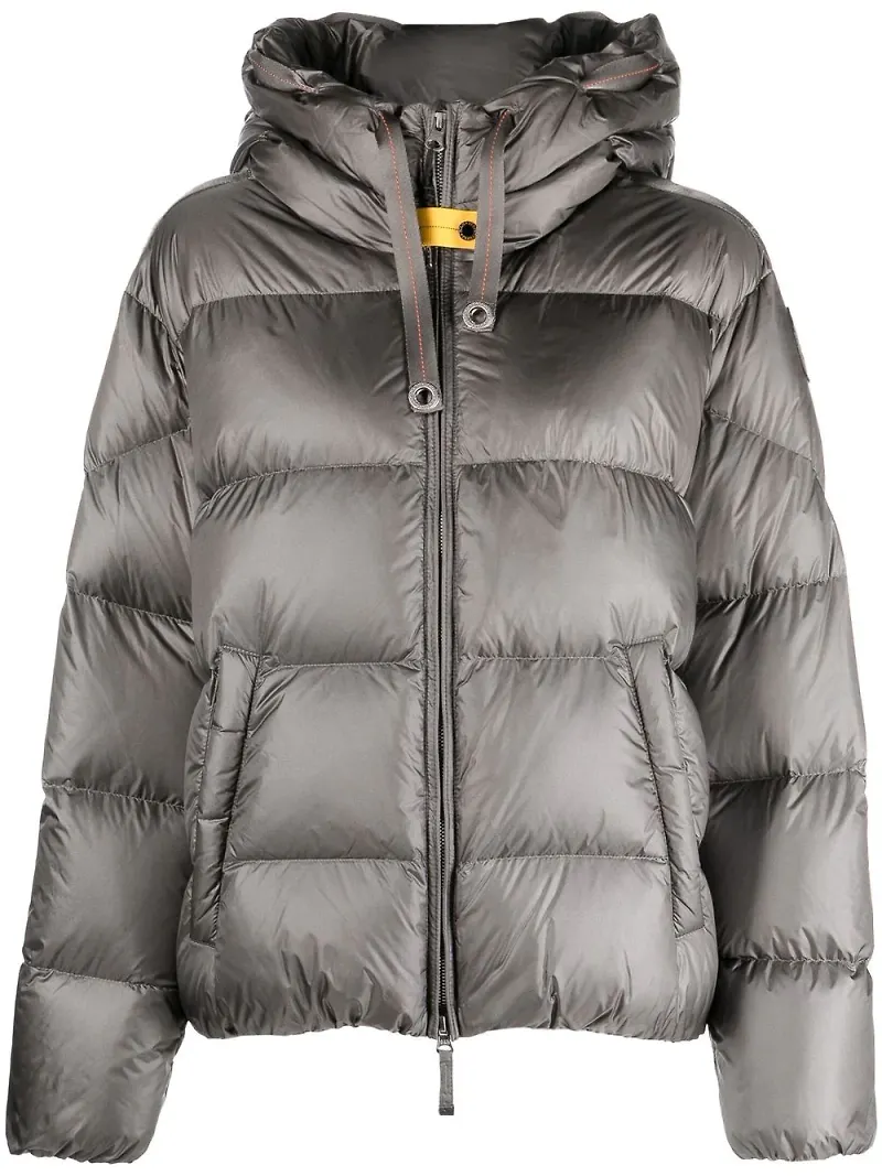 Parajumpers puffjacka med huva - Grå