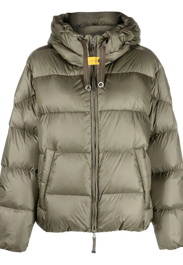 Parajumpers puffjacka med huva - Grön