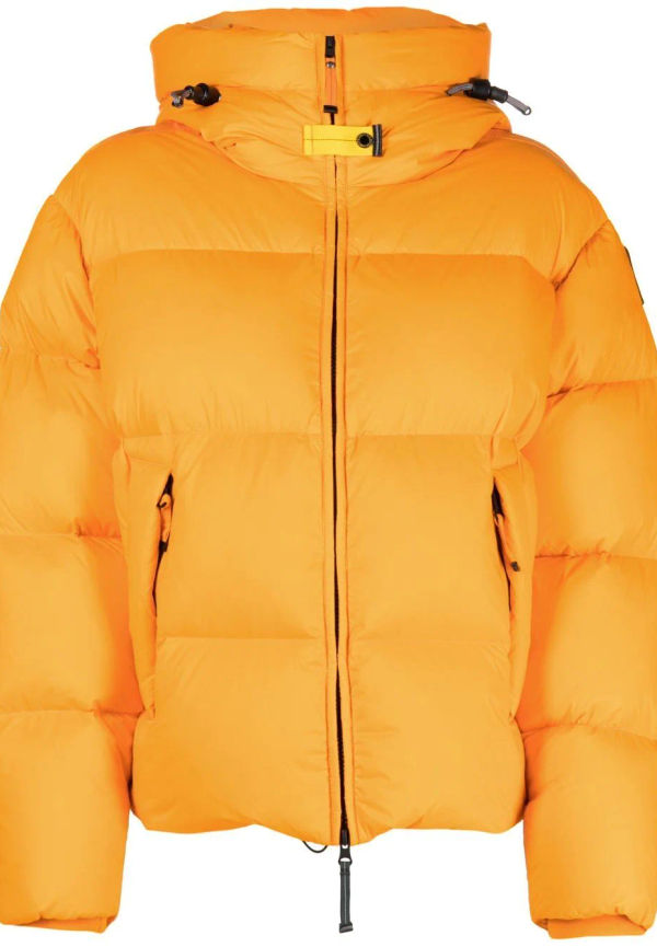Parajumpers puffjacka med logotypmärke - Orange