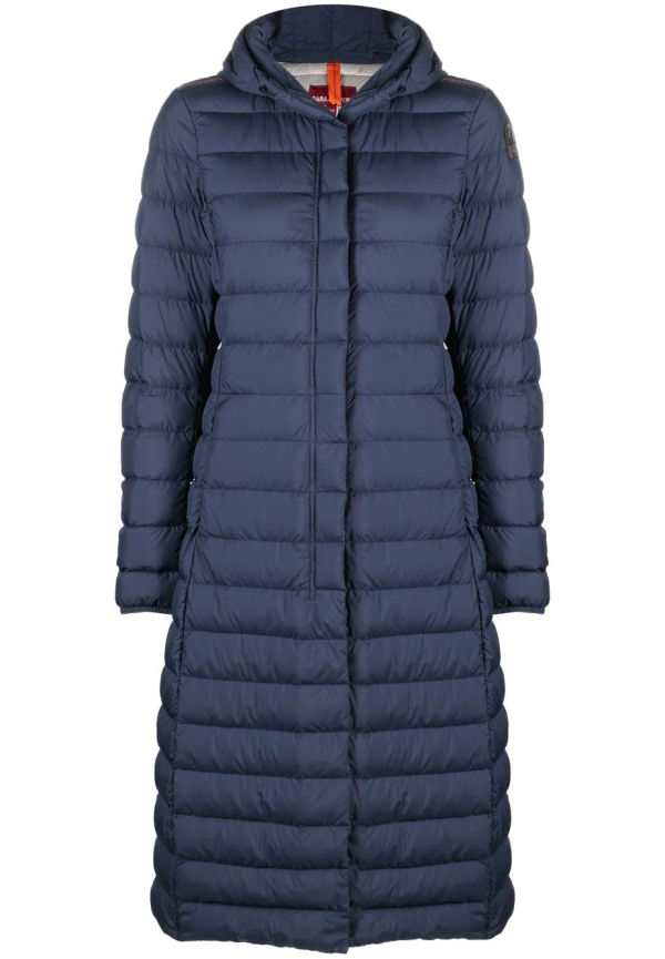 Parajumpers puffkappa med huva och dragkedja - Blå