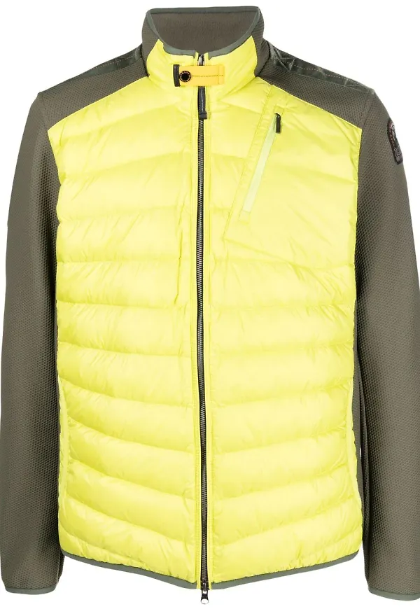 Parajumpers quiltad dunjacka med färg - Grön