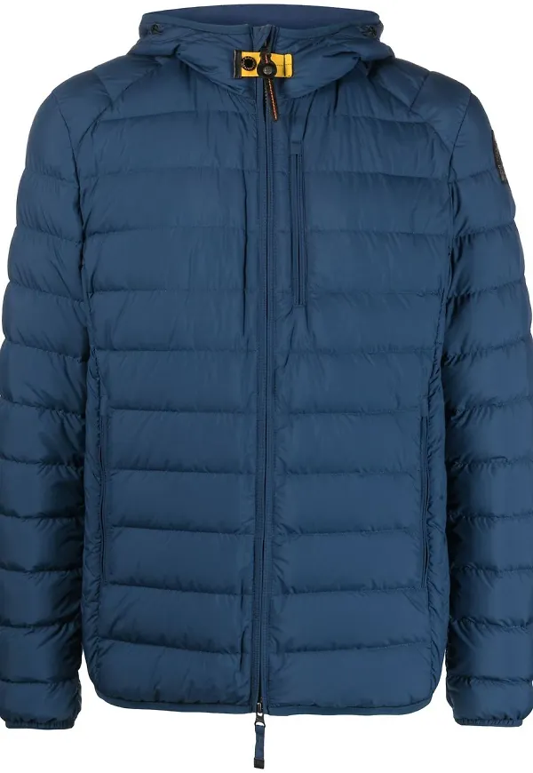 Parajumpers quiltad dunjacka med huva - Blå