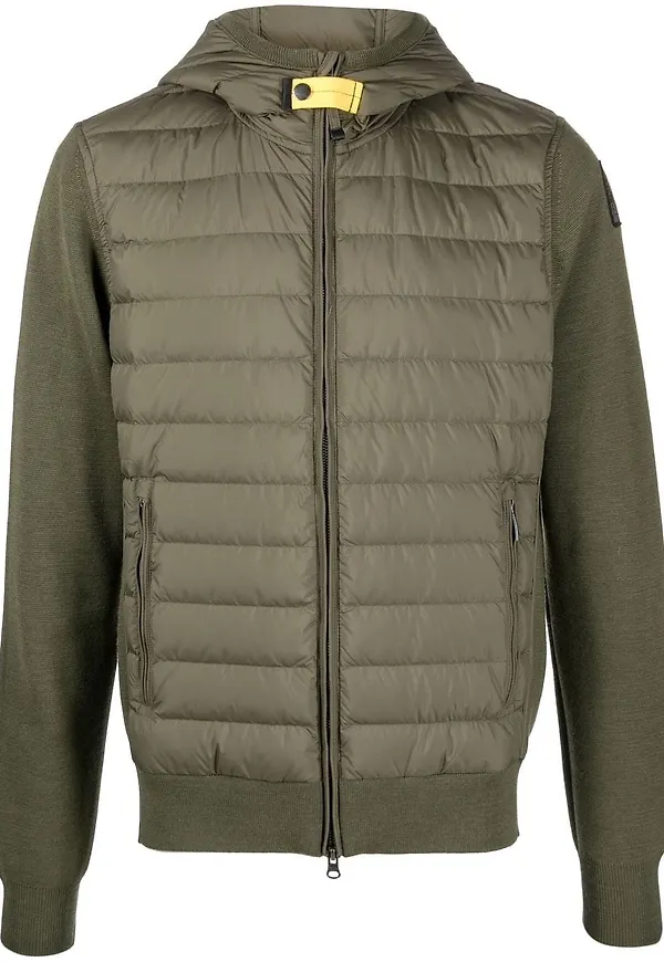 Parajumpers quiltad dunjacka med huva - Grön