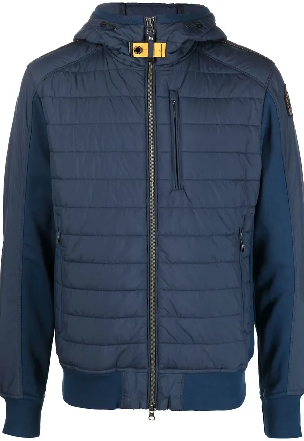 Parajumpers quiltad jacka med huva - Blå