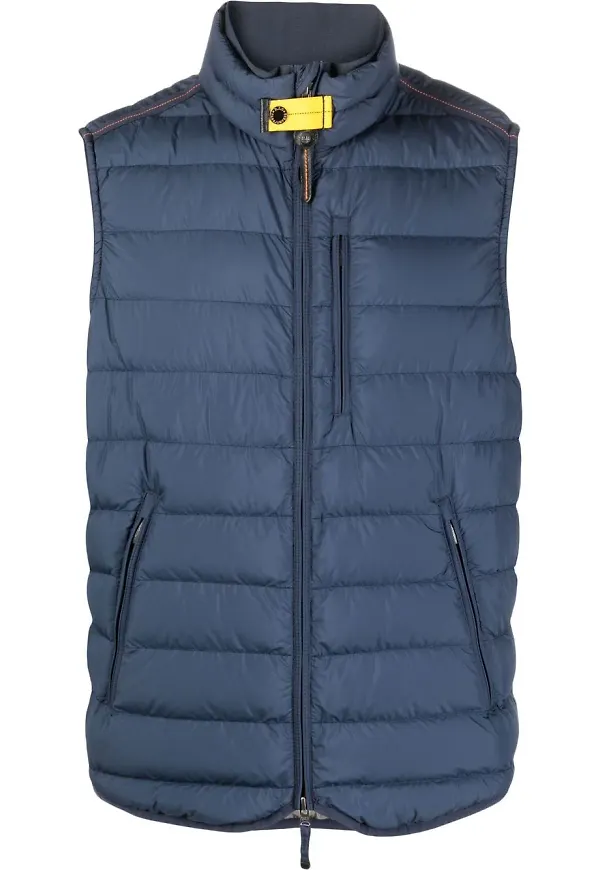 Parajumpers quiltad väst med dragkedja - Blå