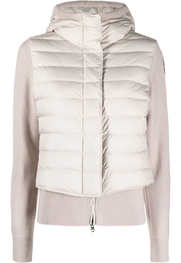Parajumpers stickad dunjacka - Neutral