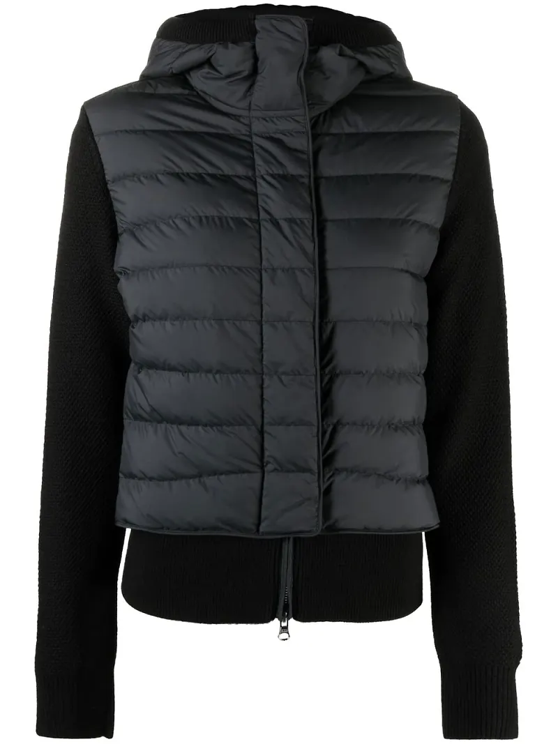 Parajumpers stickad dunjacka - Svart