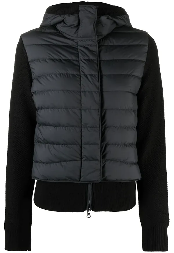 Parajumpers stickad dunjacka - Svart
