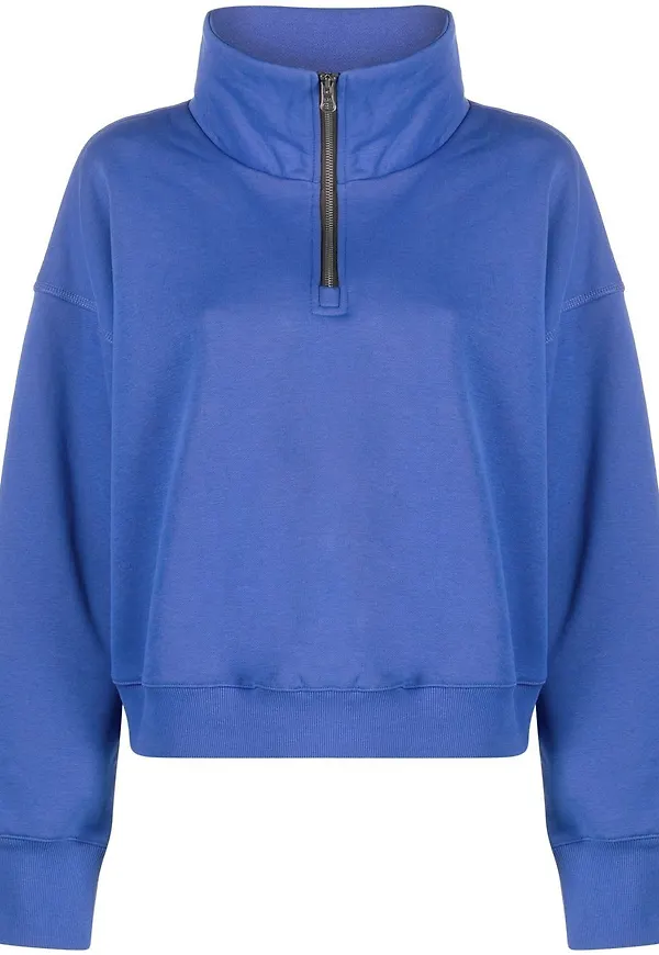 Parajumpers sweatshirt med dragkedja - Blå