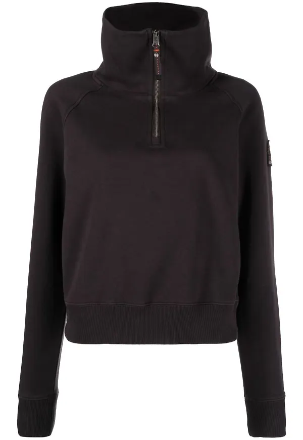 Parajumpers sweatshirt med dragkedja - Svart