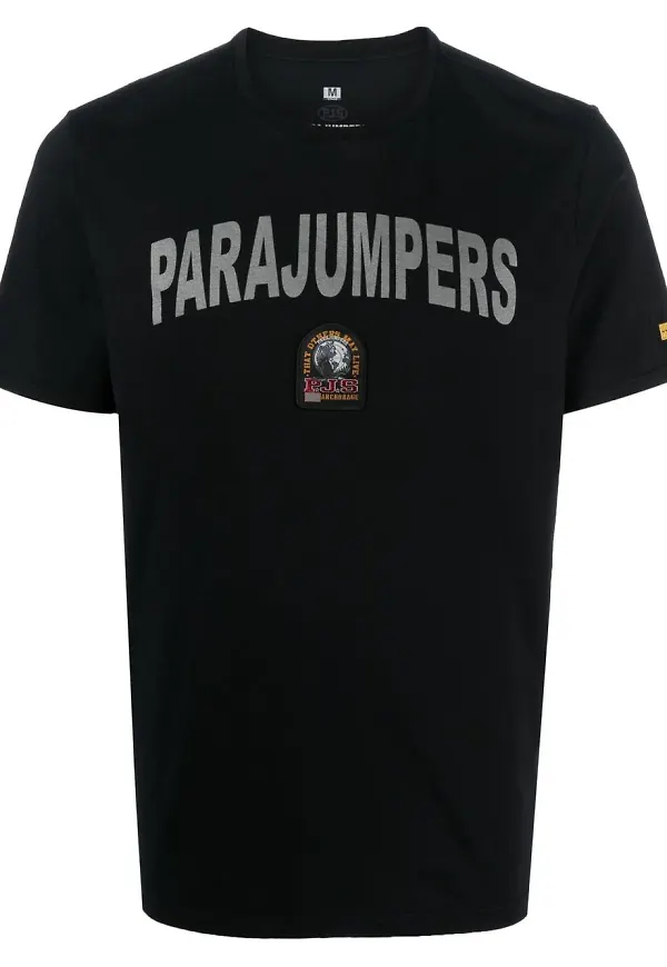 Parajumpers t-shirt med logotyp - Svart