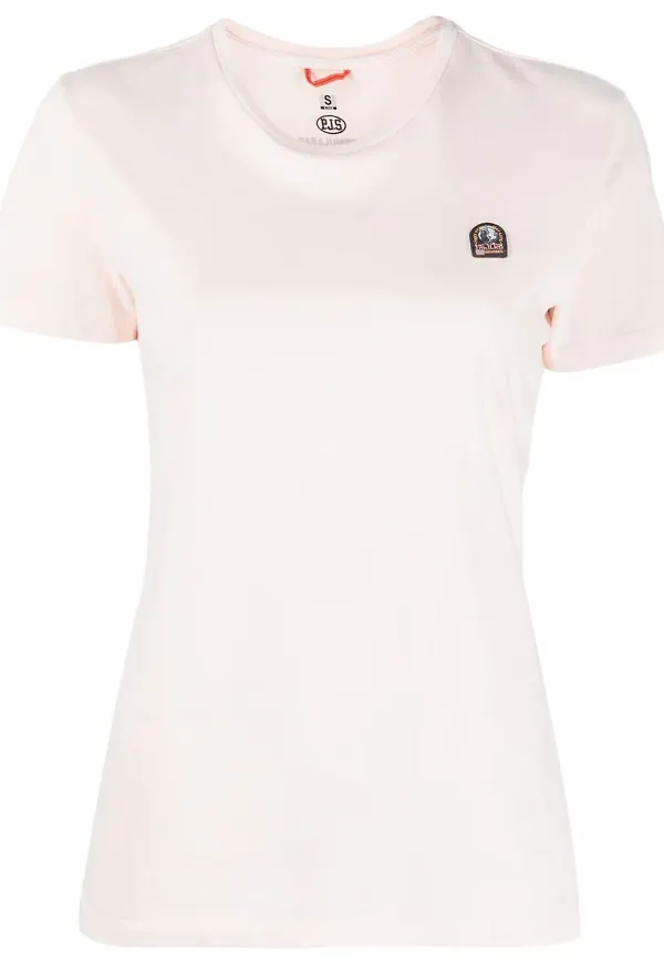 Parajumpers t-shirt med rundad hals - Rosa
