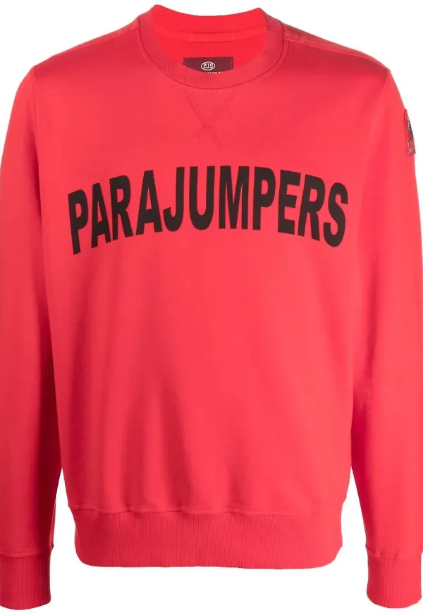 Parajumpers tröja med logotyp - Röd