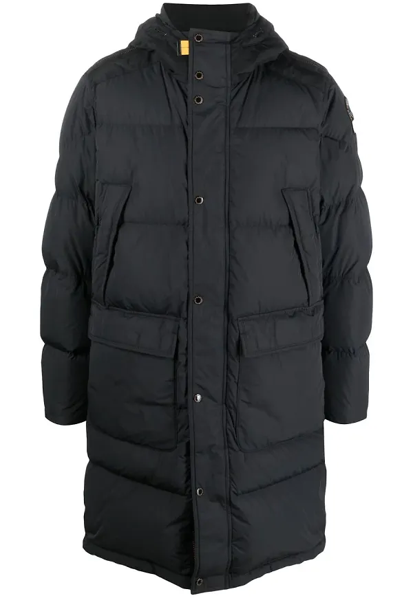 Parajumpers vadderad jacka i midimodell - Svart