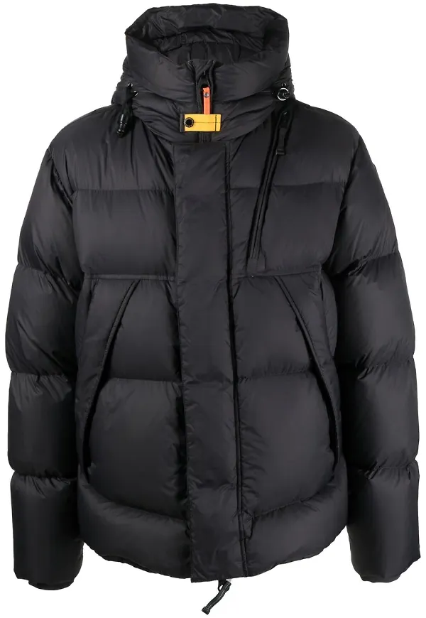 Parajumpers vadderad jacka med dragkedja - Svart
