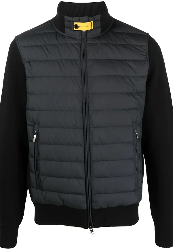Parajumpers vadderad jacka med dragkedja - Svart