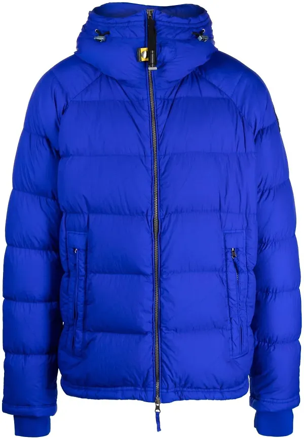 Parajumpers vadderad jacka med huva - Blå