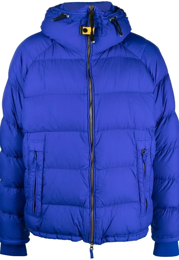 Parajumpers vadderad jacka med huva - Blå