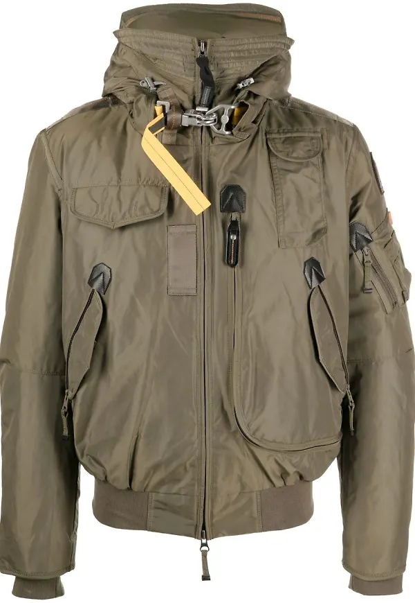 Parajumpers vadderad jacka med huva - Grön