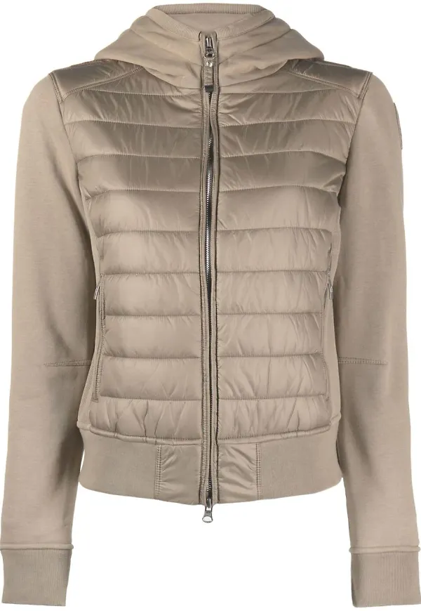 Parajumpers vadderad jacka med huva - Neutral