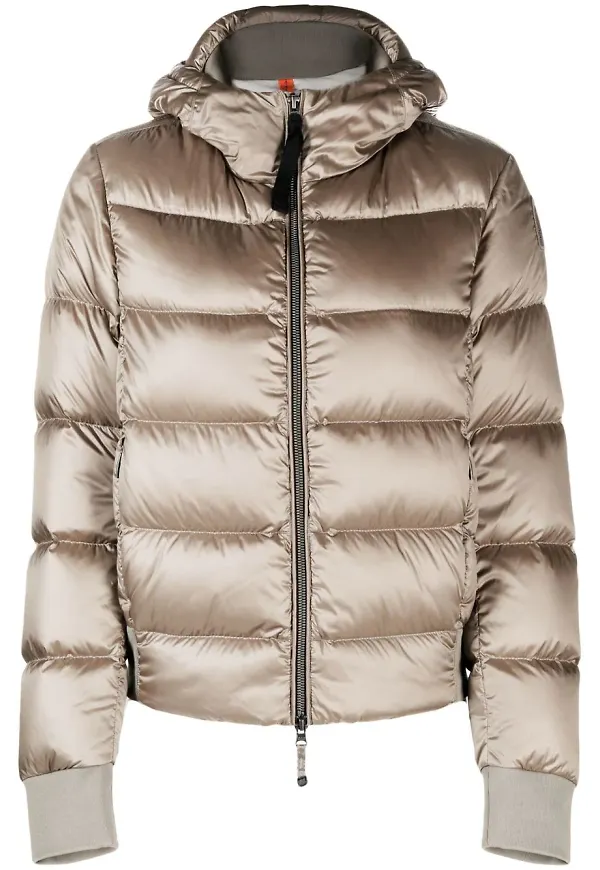 Parajumpers vadderad jacka med huva - Neutral