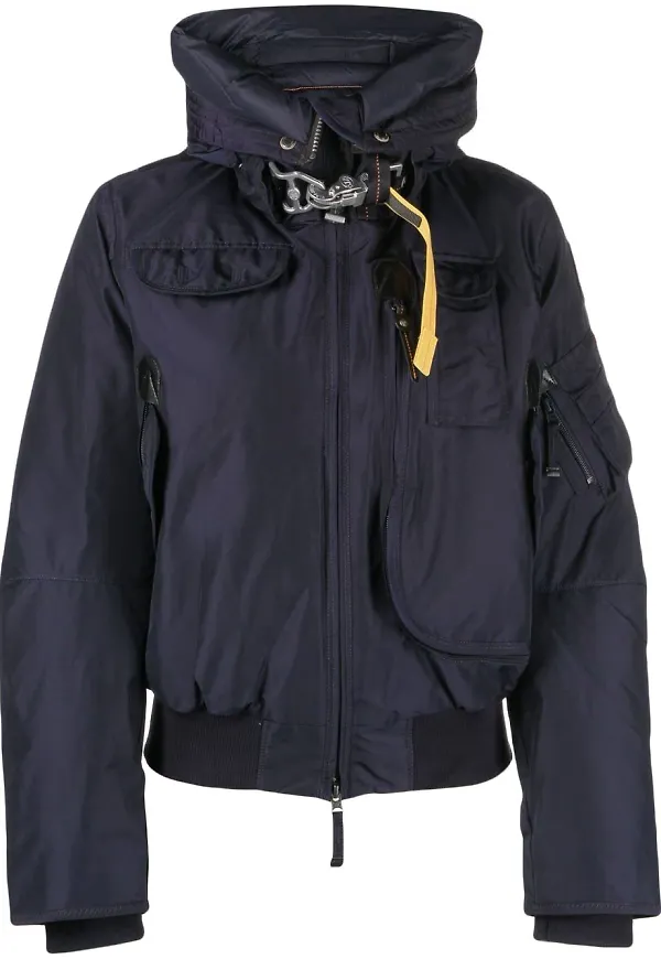 Parajumpers vadderad jacka med huva - Svart