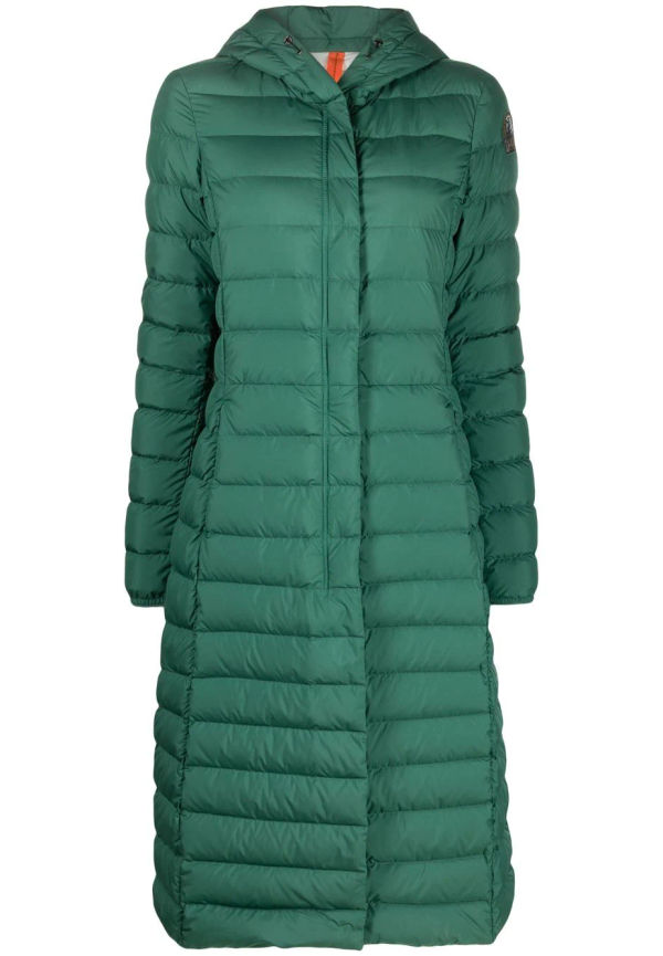 Parajumpers vadderad parkas med huva - Grön