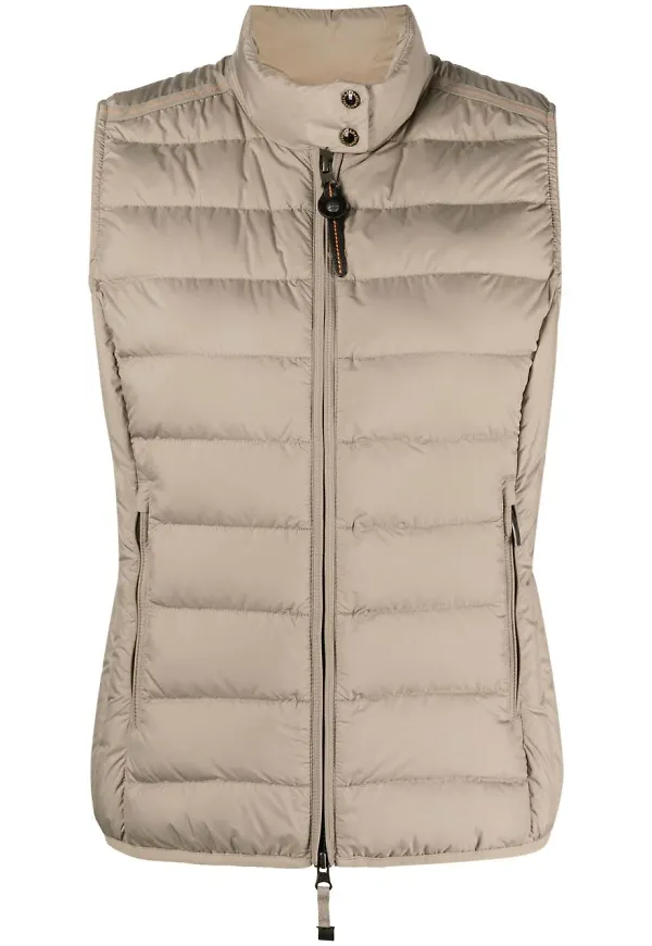 Parajumpers vadderad väst med dragkedja - Neutral