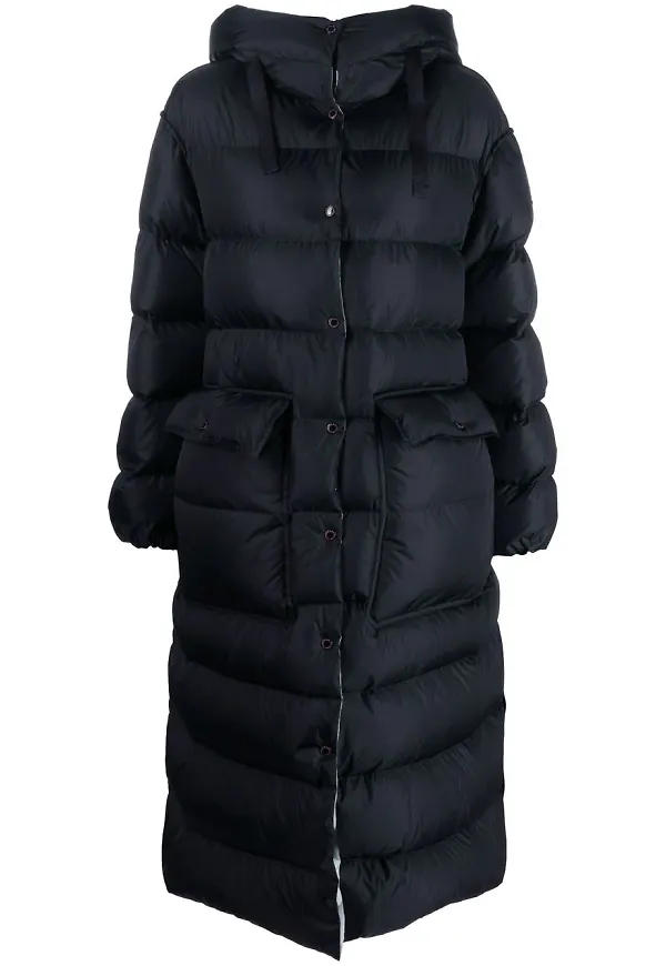 Parajumpers vändbar vadderad kappa - Svart