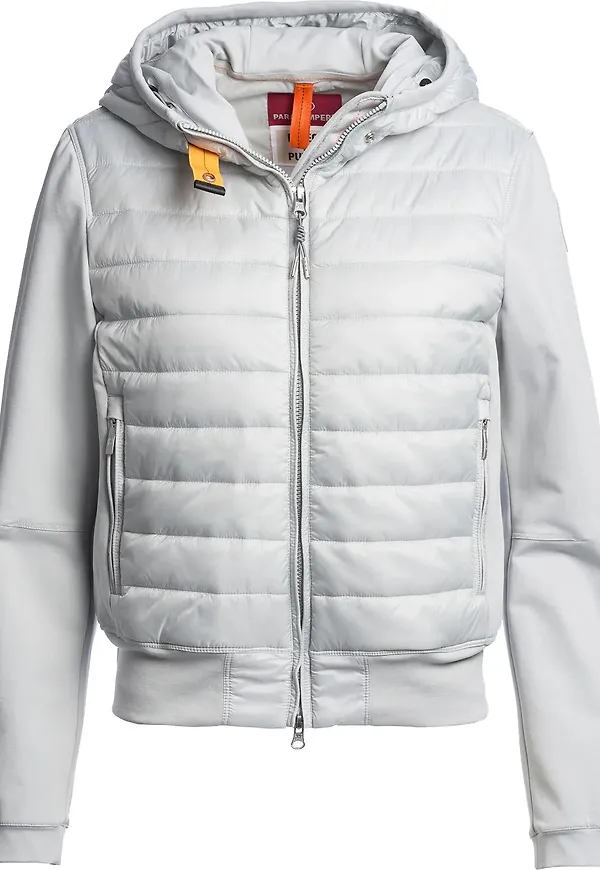 Parajumpers Women's Caelie Hybrid Sweatshirt SS26 Mist White