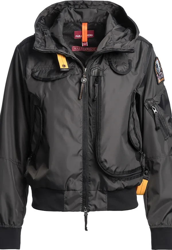 Parajumpers Women's Gobi Hooded Bomber Off-black