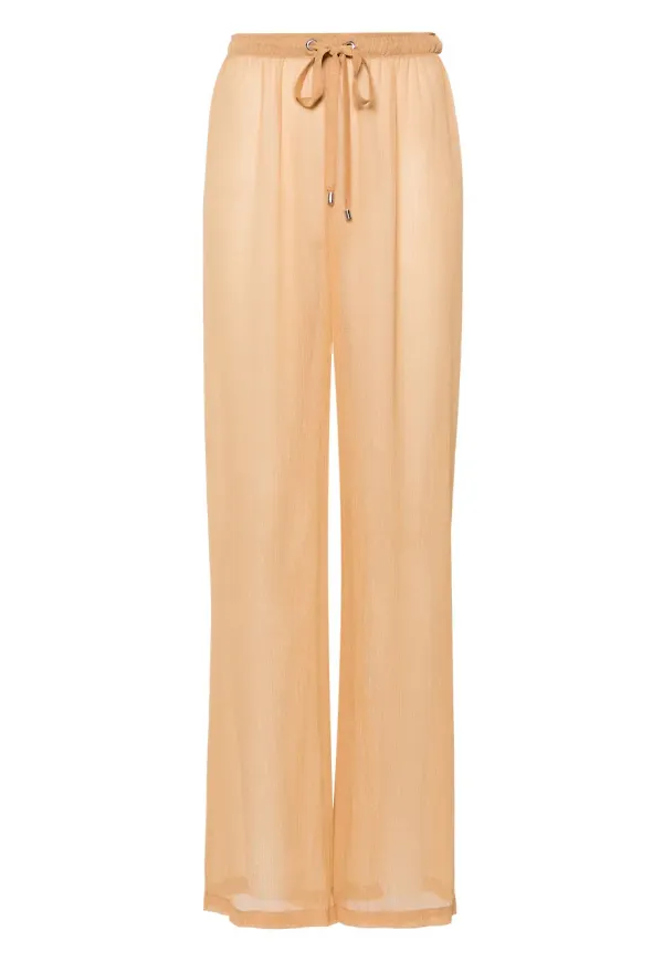 PARAMIDONNA Aria byxor i lurex - Brun