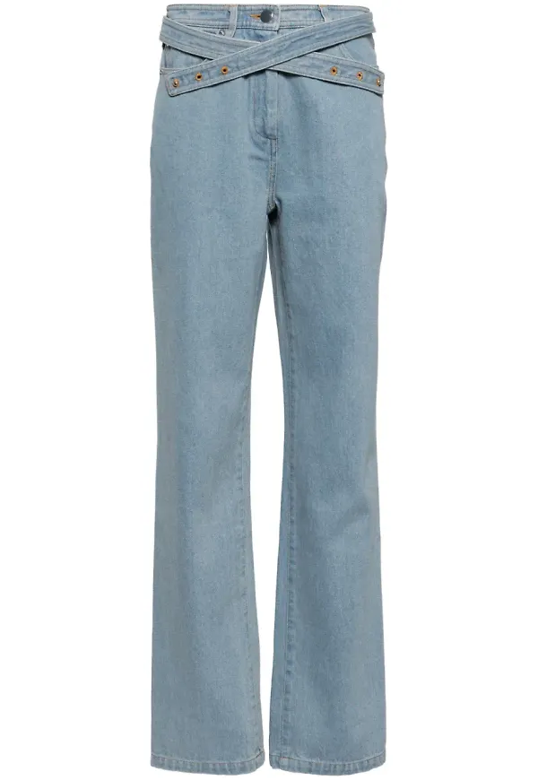 Paris Georgia Jo straight-jeans - Blå