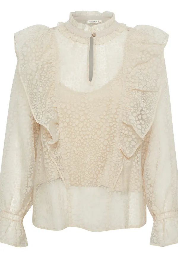 Part Two - Blusar - Beige - Dam - Storlek: Xl,2Xl,Xs,L,S