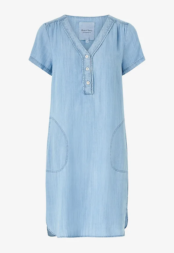 Part Two - Klänning KaminasPW Dress - Blå