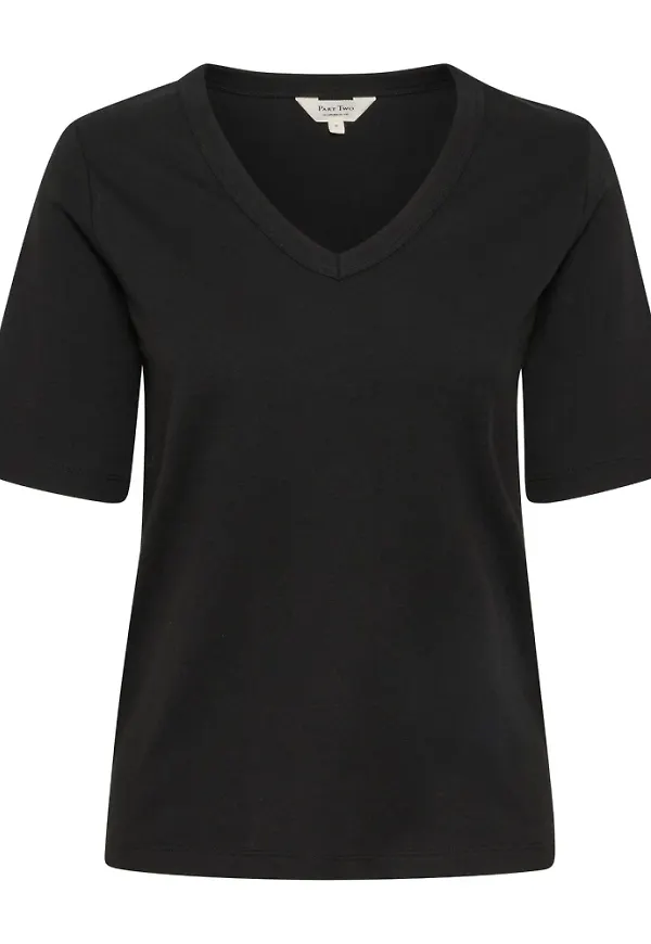 Part Two, Topp, Dam, 2Xl, Bomull, V-ringad T-shirt