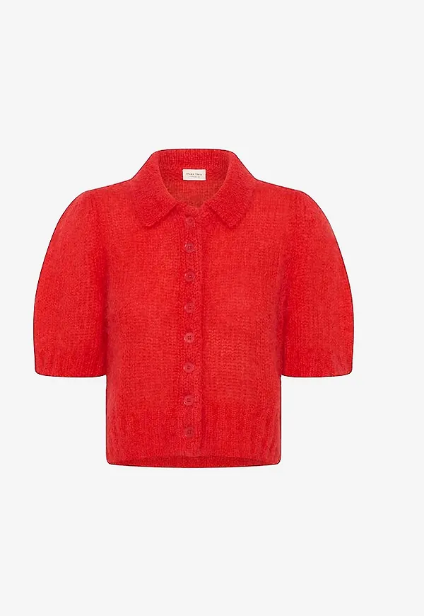 Part Two - Cardigan Vernonipw Ca - Röd