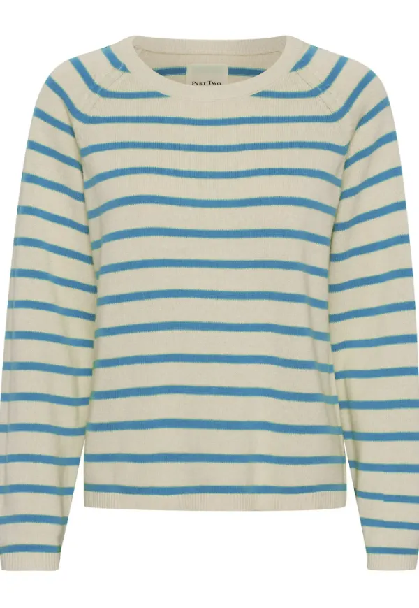 Part Two Round-neck Knitwear Beige, Dam
