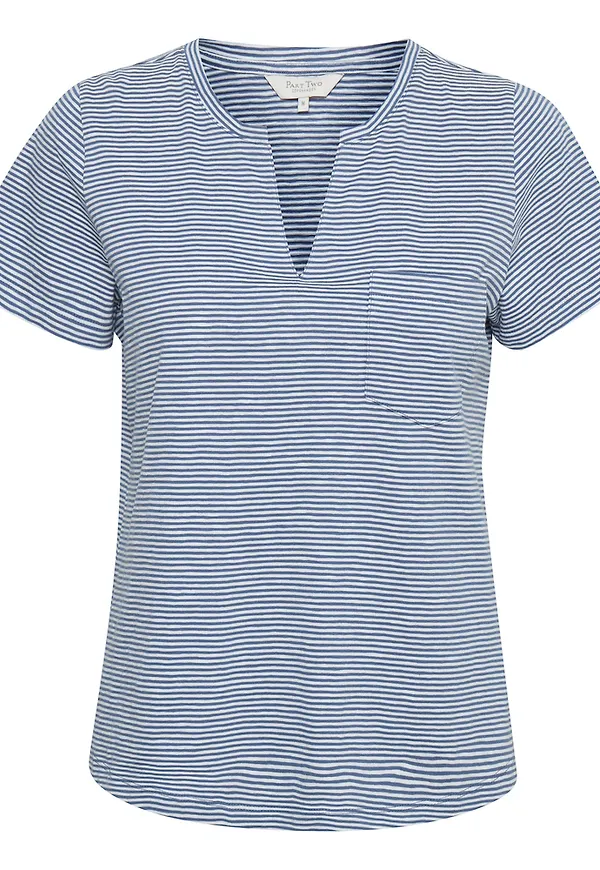 Part Two Says T-Shirt Blå, Dam