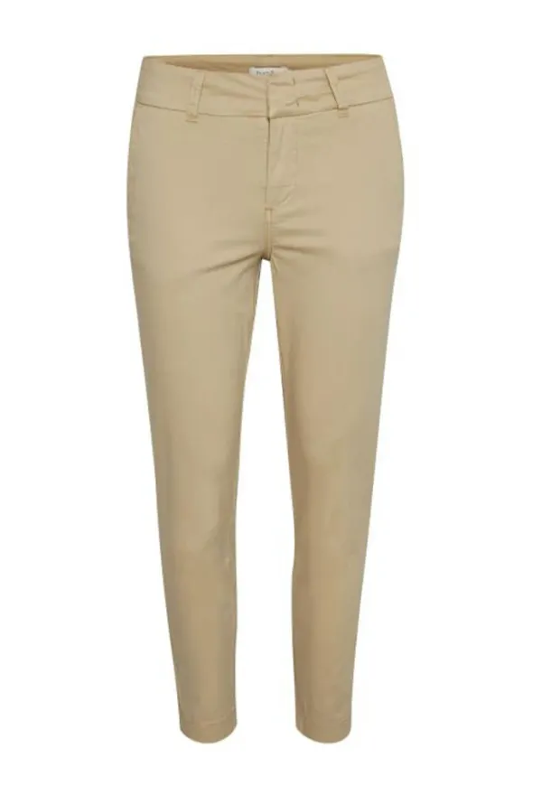 Part Two Slim-fit byxor Brun, Dam