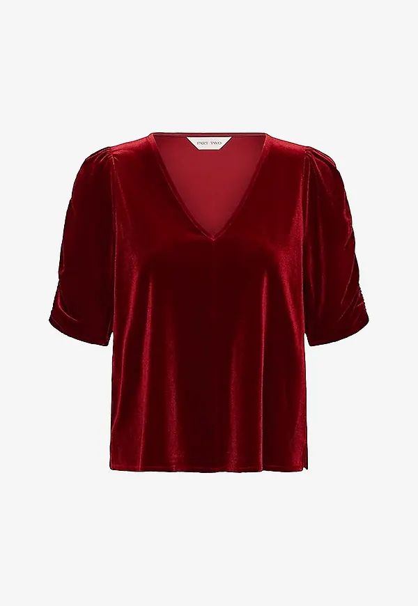 Part Two - Topp ValeriiaPW Blouse - Röd
