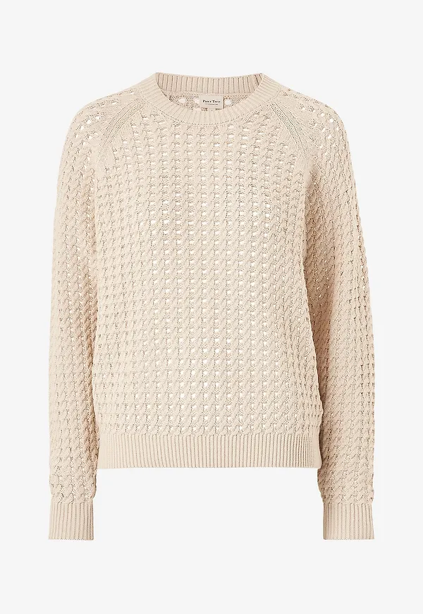 Part Two - Tröja CristelPW PU - Beige