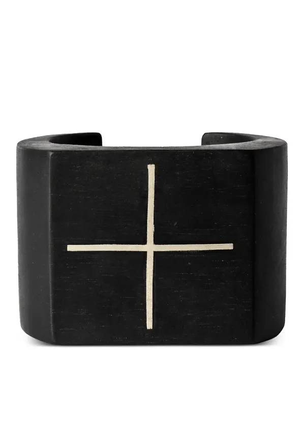 Parts of Four Crescent Plane armband - Svart