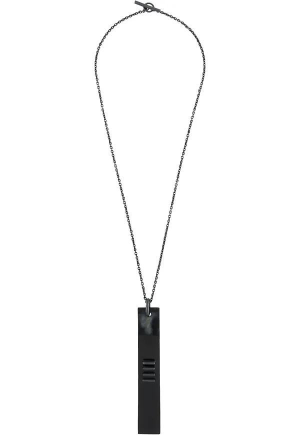 Parts of Four Plate Slab halsband - Svart