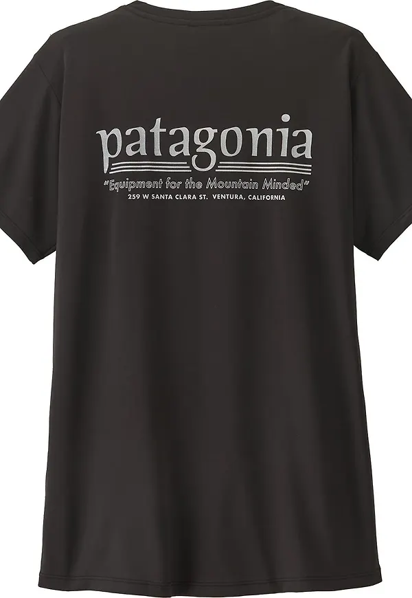 Patagonia Women's Capilene Cool Daily Shirt - Hut Tripper Black
