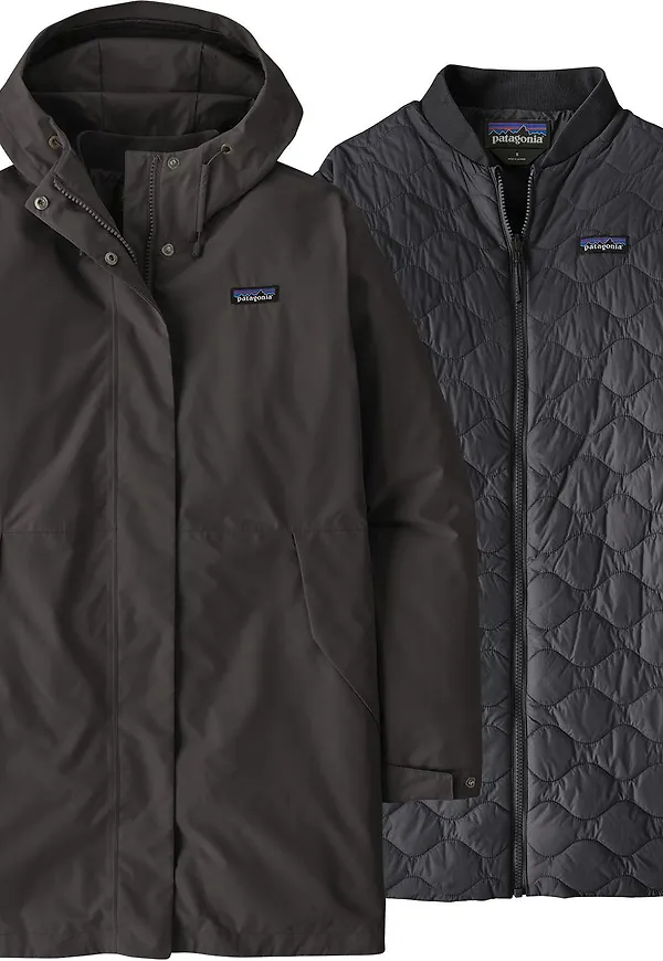 Patagonia Women's Heyes Peak 3-In-1 Parka Black