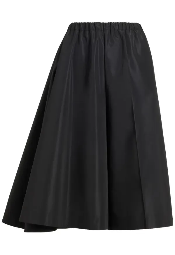 Patou asymmetriska shorts - Svart