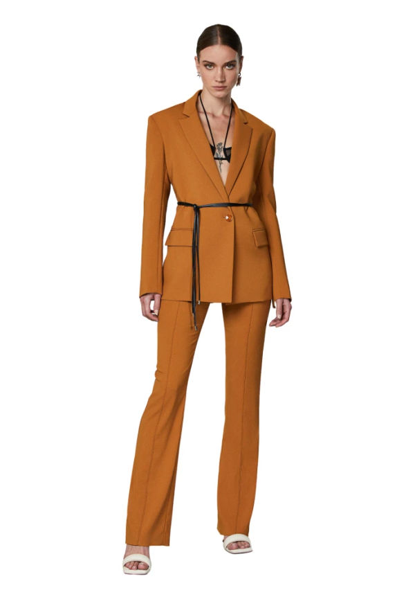 Patrizia Pepe - Blazer - Brun - Dam - Storlek: M,S,Xs,2Xs
