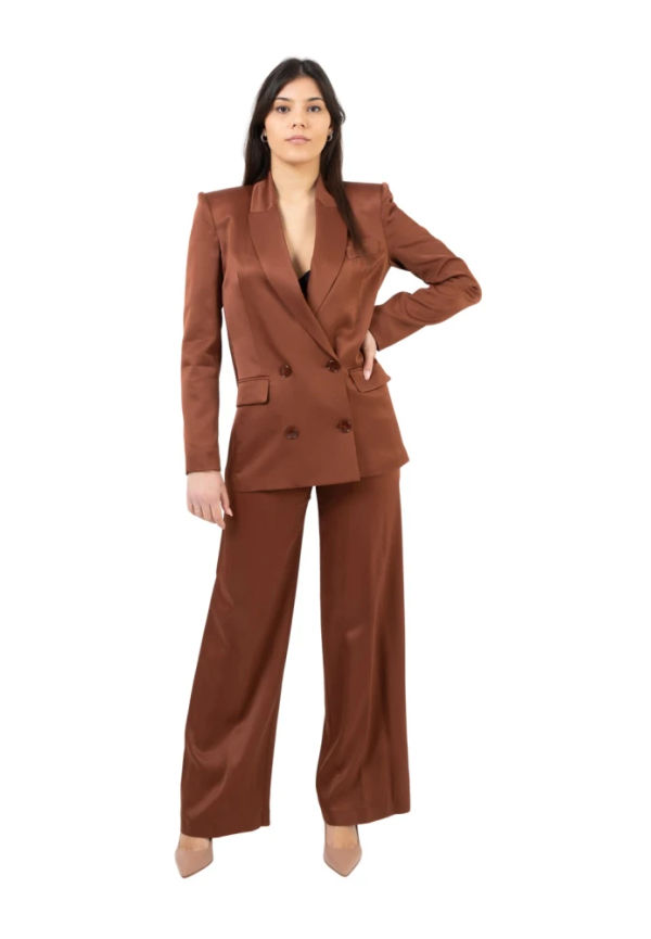 Patrizia Pepe - Blazer - Brun - Dam - Storlek: S,Xs
